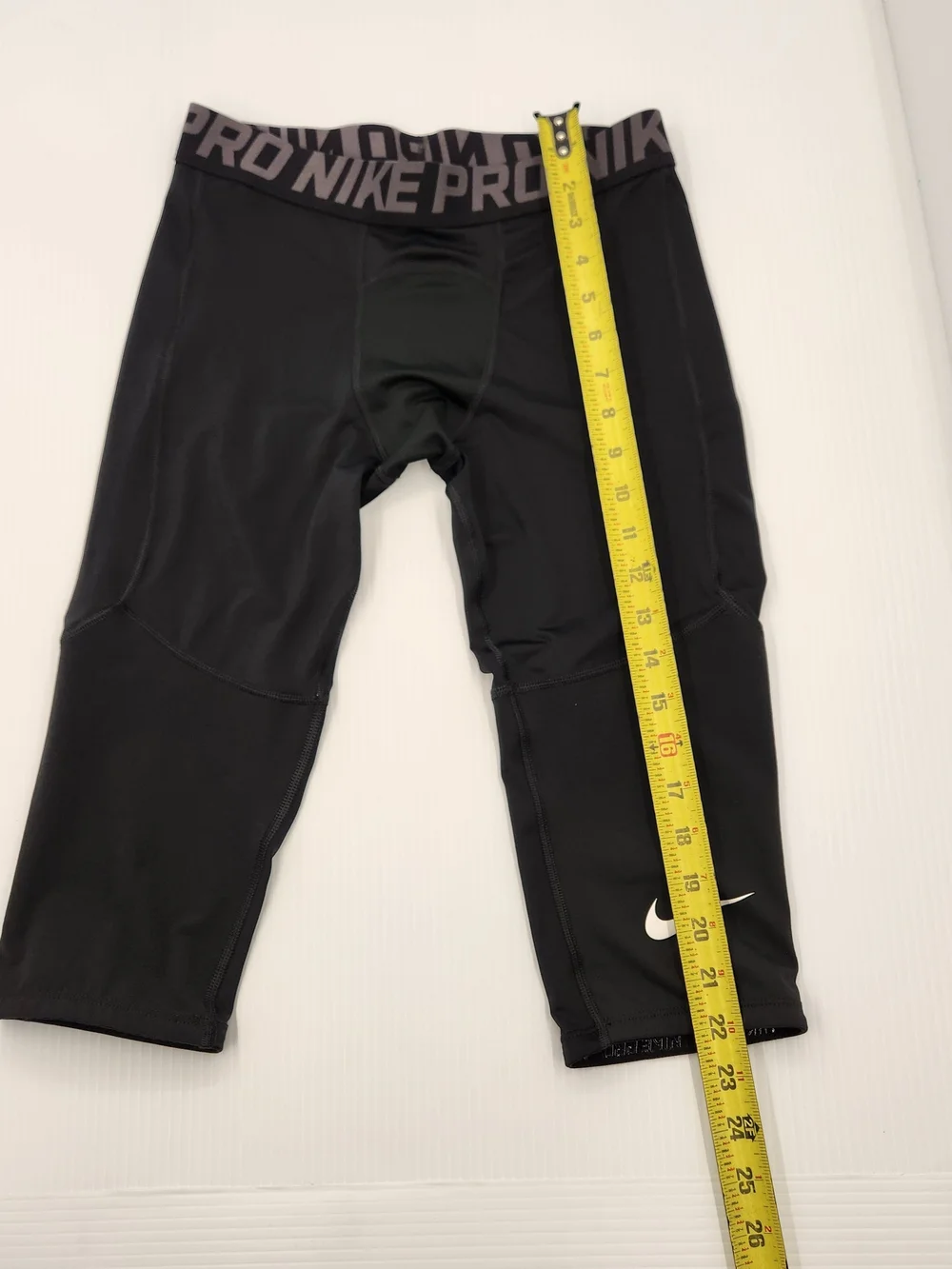 Nike Pro Men's Black 3/4 Compression Tights